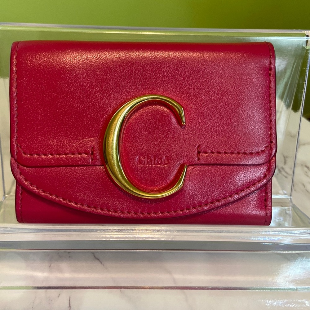 🇫🇷✨CHLOE✨Pink Petite Wallet / Card Holder